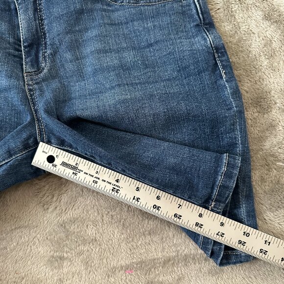 Wit & Wisdom Bermuda Shorts Jorts Denim Women's size 8 Medium Wash Stretch - Picture 7 of 7